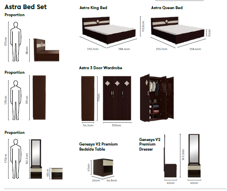 Astra Bed Set
