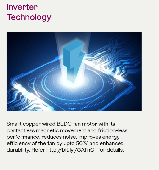 Inverter 67 Litre Desert Air Cooler Dark Grey - Image 3