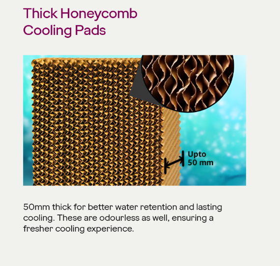 Inverter 67 Litre Desert Air Cooler Dark Grey - Image 8