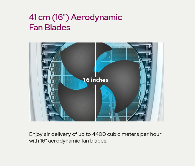 Electronic 75 Litre Desert Air Cooler Dark Grey - Image 3