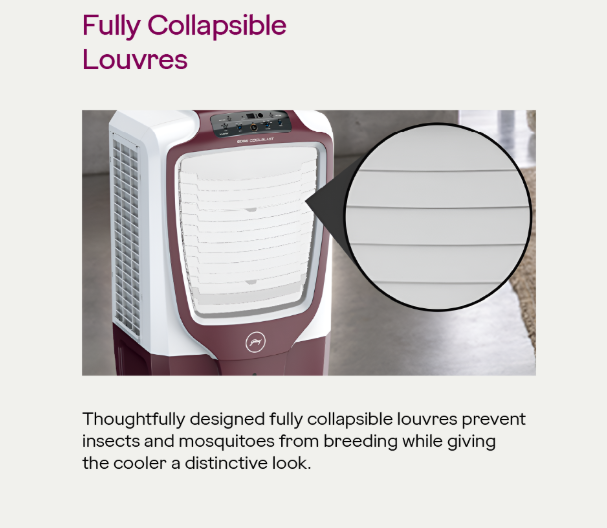 Mechanical 75 Litre Desert Air Cooler Ocean Blue - Image 4