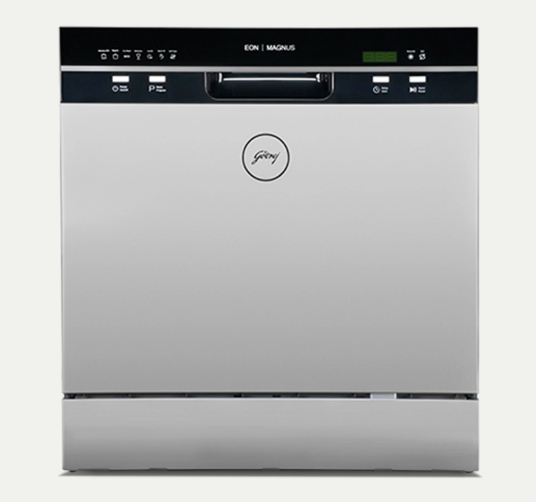 Dishwashers 8 Place Settings A A+ Counter-Top Dishwasher Silky Silver