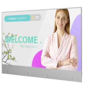 LG Transparent OLED Signage